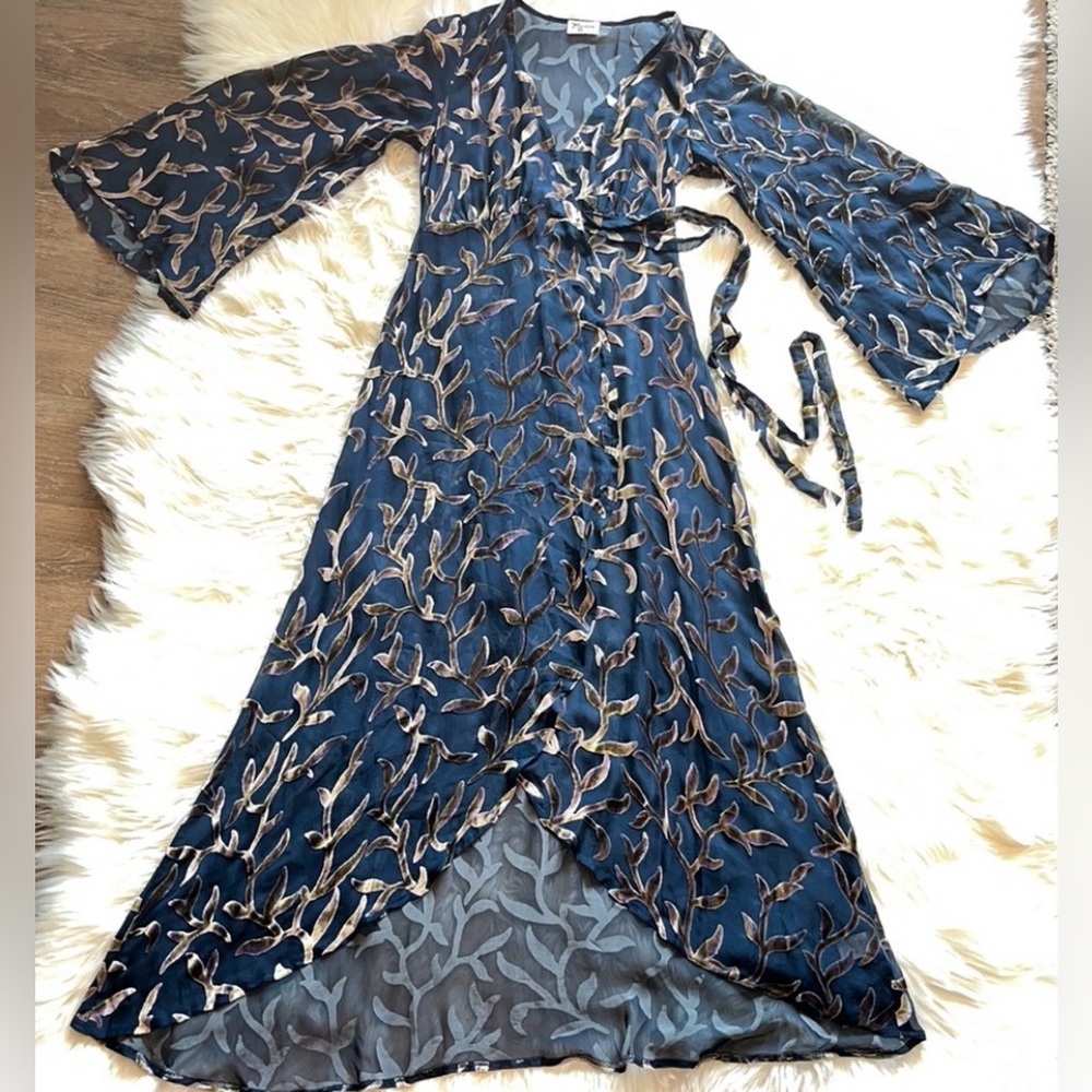 NWOT Show Me Your Mumu Anita Wrap Kimono ~ in The Vinings Burn Out - Picture 3 of 13
